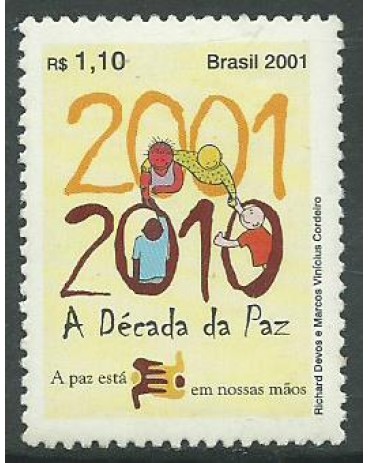 C2377 CULTURA E PAZ 2001 - 10.432 Novo marcas de oxidação